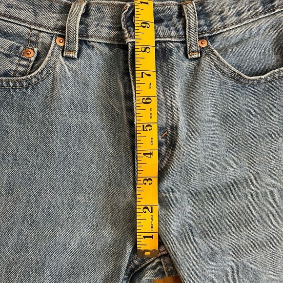 EUC Levi's 405 Blue Denim Men Shorts sz 27 Nice Leather Label No Flaws - Picture 5 of 10